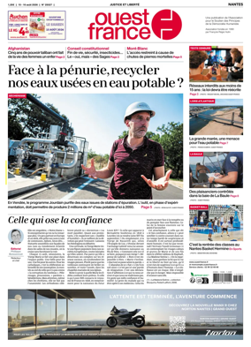 Cover of Ouest France (Nantes)