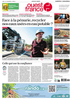 Cover of Ouest-France (Quimperle Concarneau)