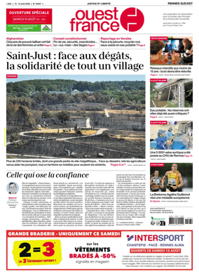 Cover of Ouest-France (Rennes Sud-Est)