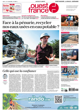Cover of Ouest France (Saint-Nazaire La Baule Guerande)