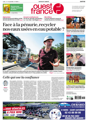 Cover of Ouest France (Sarthe)