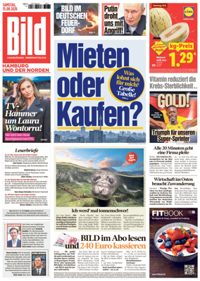 Cover of BILD Hamburg