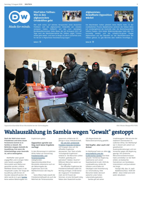 Cover of Deutsche Welle (German edition)