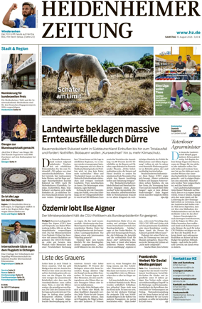 Cover of Heidenheimer Zeitung