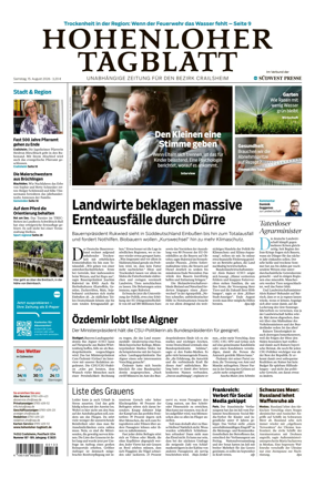 Cover of Hohenloher Tagblatt