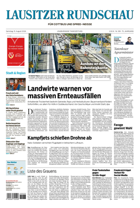 Cover of Lausitzer Rundschau