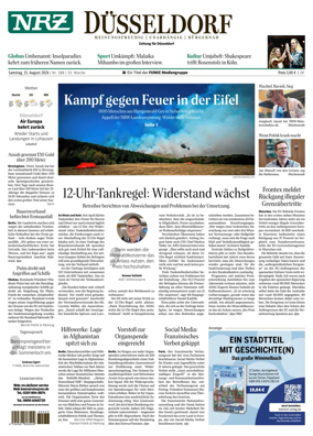 Cover of Neue Rhein Zeitung (Dusseldorf)