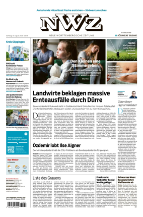 Cover of NWZ – Neue Wurttembergische Zeitung