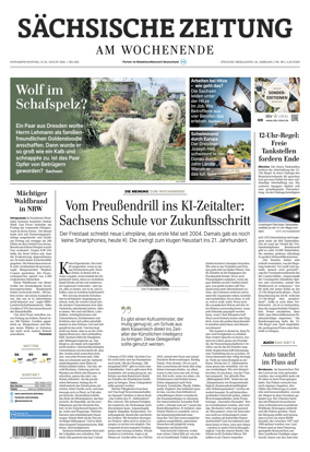 Cover of Sachsische Zeitung (Lobau-Zittau)