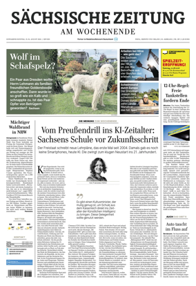 Cover of Sachsische Zeitung (Pirna Sebnitz)