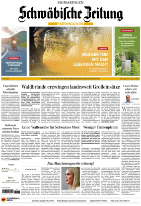 Cover of Schwabische Zeitung (Sigmaringen)