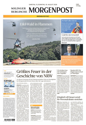 Cover of Solinger Bergische Morgenpost/Remscheid