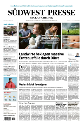 Cover of SUDWEST PRESSE - Neckar-Chronik