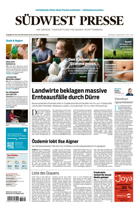 Cover of Sudwest Presse