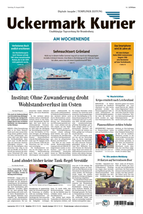 Cover of Templiner Zeitung