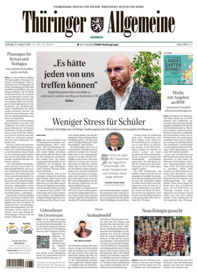Cover of Thuringer Allgemeine (Eisenach)