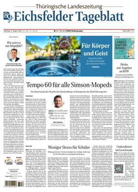 Cover of Thuringische Landeszeitung (Eichsfeld)