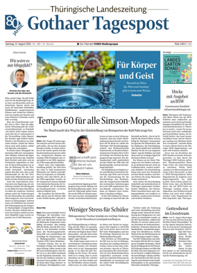 Cover of Thuringische Landeszeitung (Gotha)