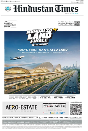 Cover of Hindustan Times ST (Noida)