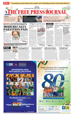 Cover of The Free Press Journal