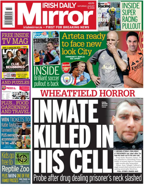 Cover of Irish Daily Mirror