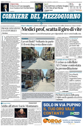 Cover of Corriere del Mezzogiorno (Puglia)