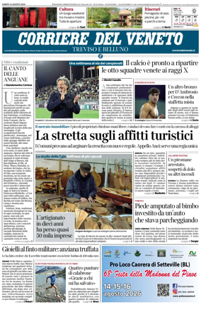 Cover of Corriere del Veneto (Treviso e Belluno)