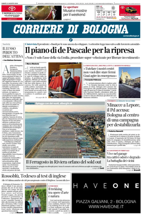 Cover of Corriere di Bologna