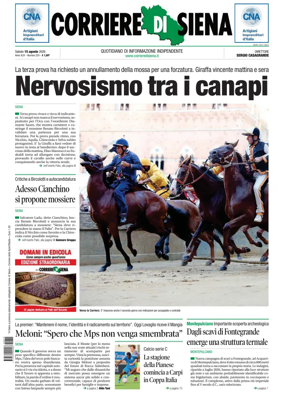 Cover of Corriere di Siena