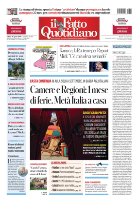 Cover of Il Fatto Quotidiano