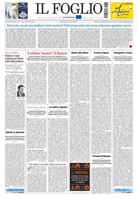 Cover of Il Foglio Quotidiano