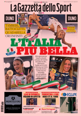 Cover of La Gazzetta dello Sport