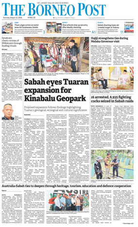 Cover of The Borneo Post (Sabah)