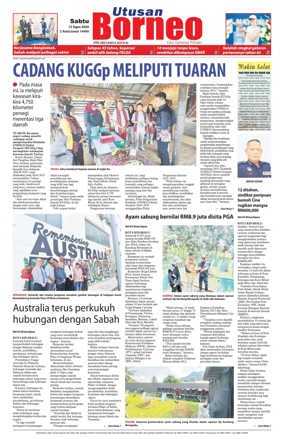 Cover of Utusan Borneo (Sabah)