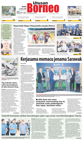 Cover of Utusan Borneo (Sarawak)