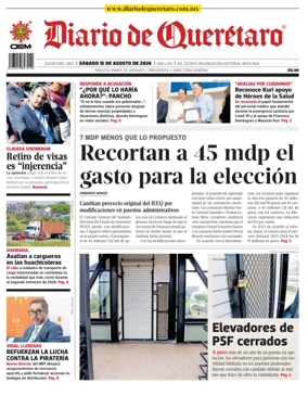 Cover of Diario de Queretaro