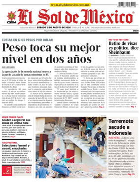 Cover of El Sol de Mexico
