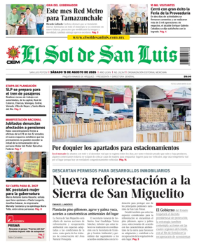 Cover of El Sol de San Luis Potosi