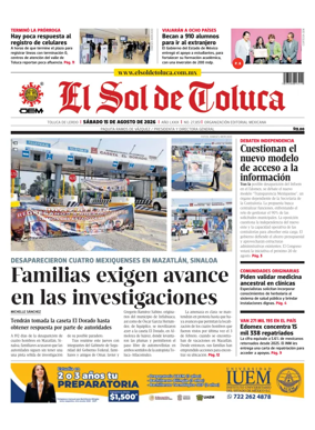 Cover of El Sol de Toluca
