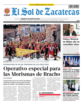 Cover of El Sol de Zacatecas