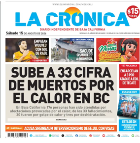 Cover of La Cronica