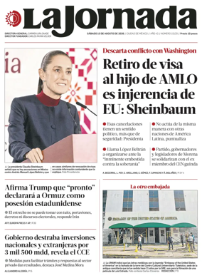 Cover of La Jornada