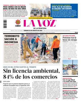 Cover of La Voz de la Frontera