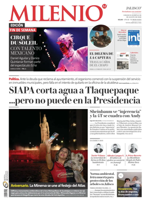 Cover of Milenio Jalisco