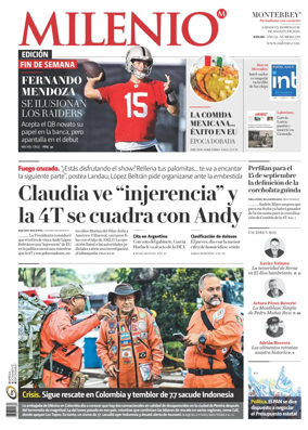 Cover of Milenio Monterrey