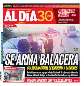Cover of Periodico Al Dia (Celaya)