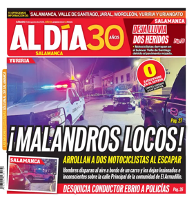 Cover of Periodico Al Dia (Salamanca)