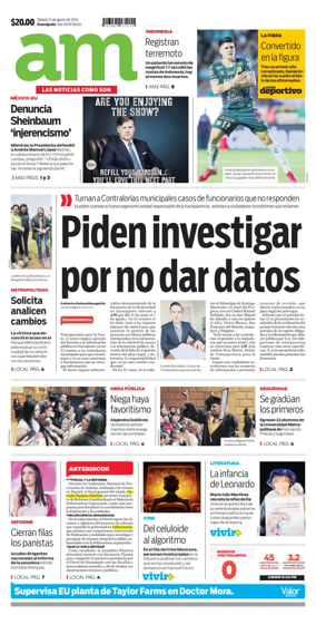 Cover of Periodico AM (Leon)