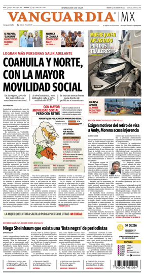 Cover of Vanguardia