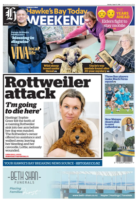 Cover of Hawke's Bay Today